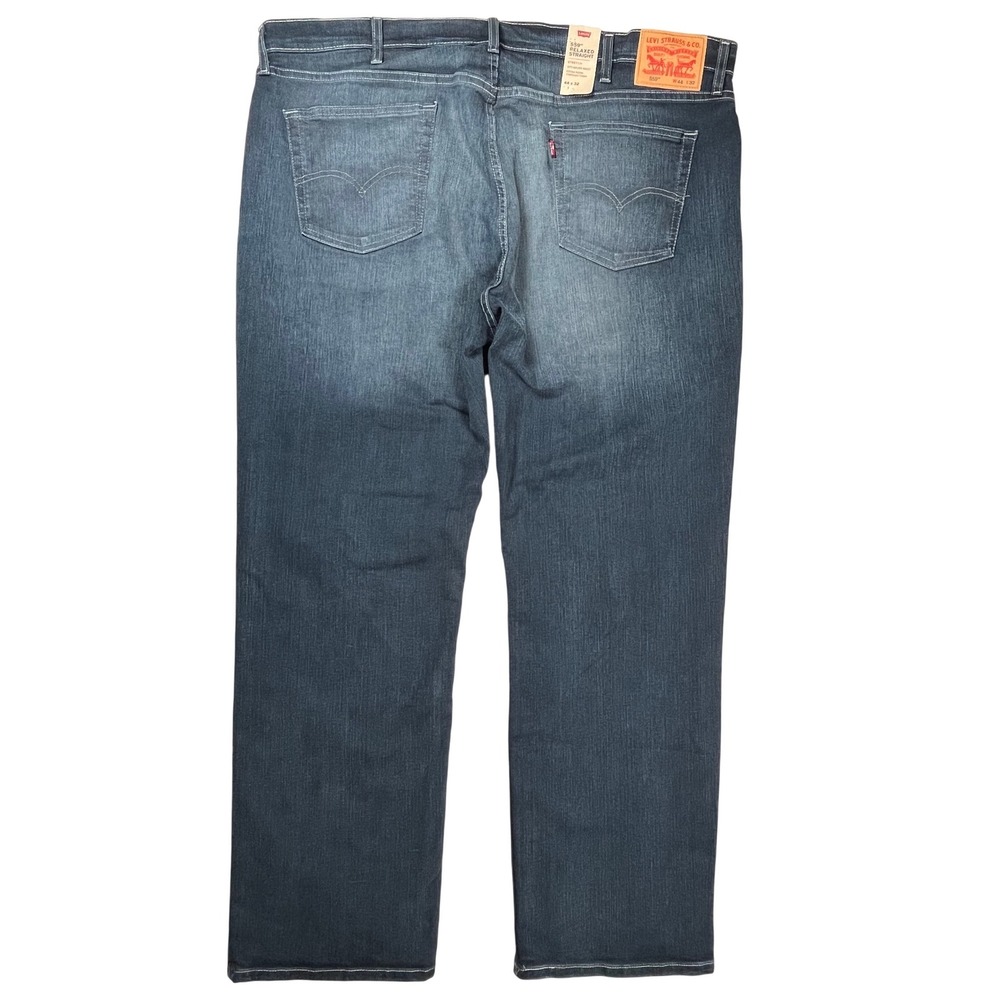 New Levi's 559 Relaxed Straight Jeans Mens 44x32 Blue Stretch Denim Casual NWT - Picture 2 of 11
